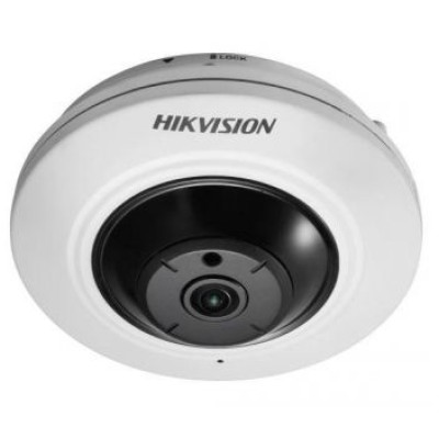 5Мп Fisheye IP видеокамера Hikvision с функциями IVS и детектором лиц